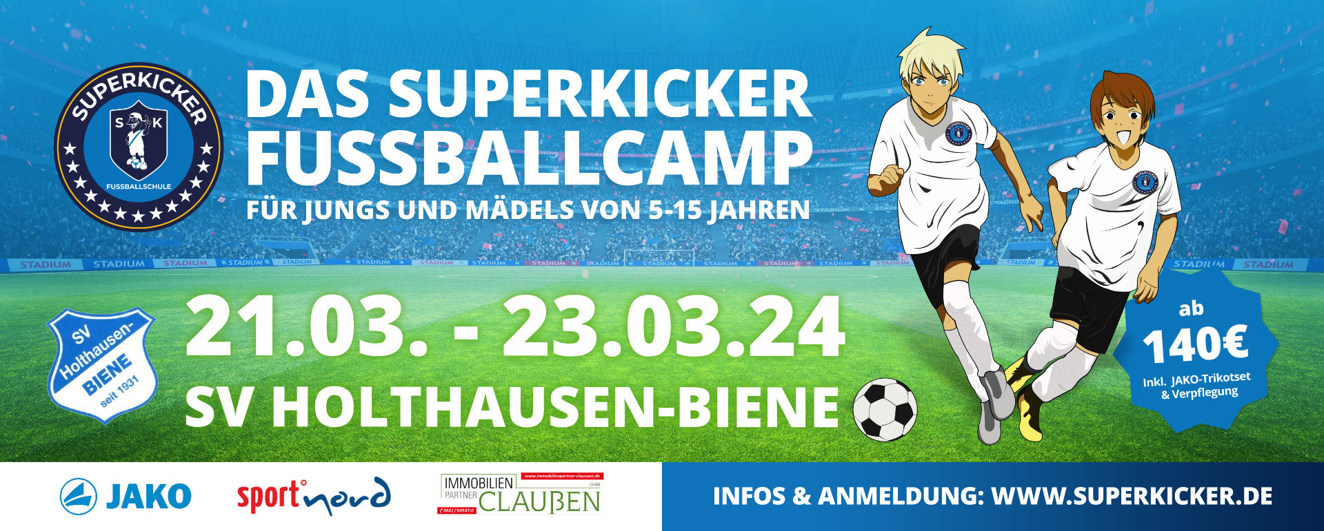 "Superkicker-Fußballcamp